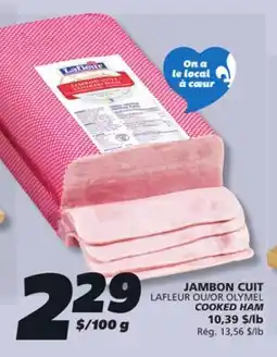 IGA LAFLEUR OR OLYMEL COOKED HAM offer