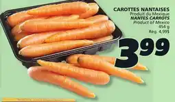 IGA NANTES CARROTS offer