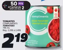IGA COMPLIMENTS TOMATOES offer