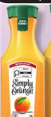 IGA SIMPLY REFRIGERATED ORANGE JUICE offer