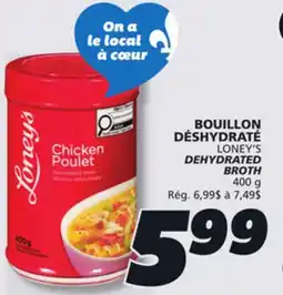 IGA LONEY'S DEHYDRATED BROTH offer