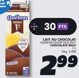 IGA QUÉBON CHOCOLATE MILK offer