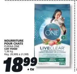 IGA PURINA ONE CAT FOOD offer