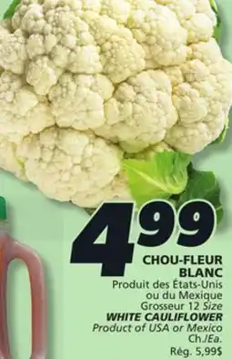IGA WHITE CAULIFLOWER offer