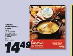 IGA EMMI LES RÉSERVES DU CHÂTEAU SWISS CHEESE FONDUE offer
