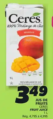 IGA CERES FRUIT JUICE offer