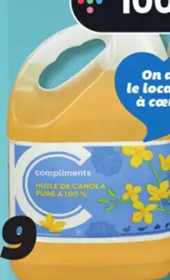 IGA COMPLIMENTS CANOLA OIL offer