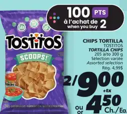 IGA TOSTITOS TORTILLA CHIPS offer