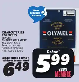 IGA OLYMEL SHAVED DELI MEAT offer