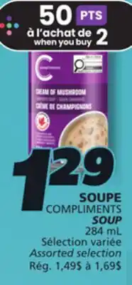 IGA COMPLIMENTS SOUP offer