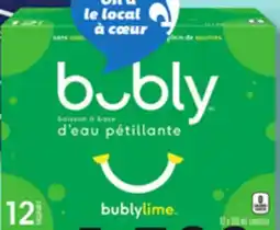 IGA BUBLY SPARKLING WATER-BASED DRINK OR CARBONATED NATURAL SPRING WATER offer
