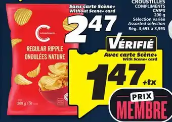 IGA COMPLIMENTS CHIPS offer