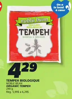 IGA NOBLE BEAN ORGANIC TEMPEH offer