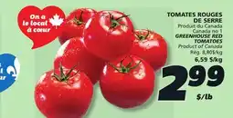 IGA GREENHOUSE RED TOMATOES offer