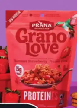 IGA PRANA GRANOLOVE ORGANIC PROTEINED GRANOLA CEREAL offer