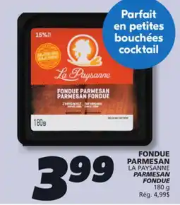 IGA LA PAYSANNE PARMESAN FONDUE offer