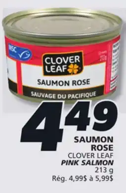 IGA CLOVER LEAF PINK SALMON offer