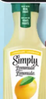 IGA SIMPLY LEMONADE offer