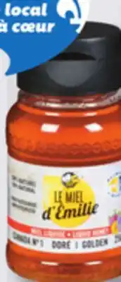 IGA LE MIEL D'ÉMILIE HONEY, SPREAD OR MARMALADE offer