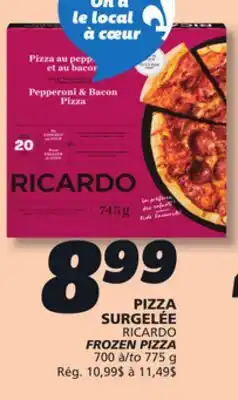 IGA RICARDO FROZEN PIZZA offer