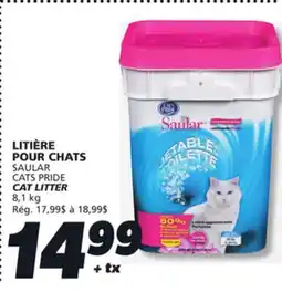 IGA SAULAR CATS PRIDE CAT LITTER offer