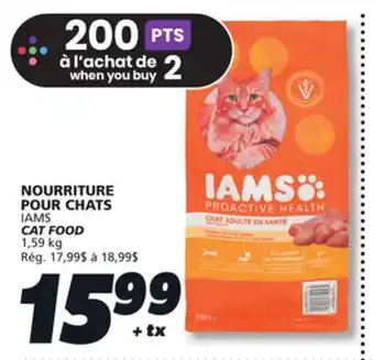 IGA IAMS CAT FOOD offer