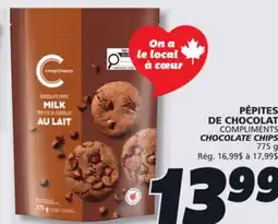 IGA COMPLIMENTS CHOCOLATE CHIPS offer