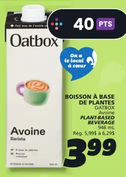 IGA OATBOX PLANT-BASED BEVERAGE offer