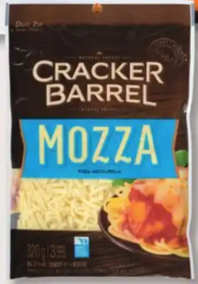 IGA CRACKER BARREL SHREDDED CHEESE offer