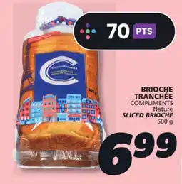 IGA COMPLIMENTS SLICED BRIOCHE offer