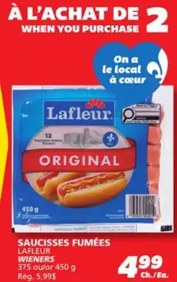 IGA LAFLEUR WIENERS offer