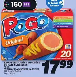 IGA POGO FROZEN FRANKFURTERS IN BATTER offer
