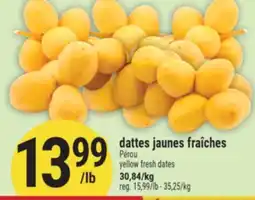 Marché Adonis Dattes jaunes fraîches | Yellow fresh dates offer