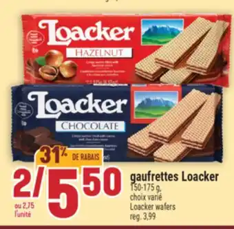 Marché Adonis Gaufrettes Loacker | Loacker wafers offer