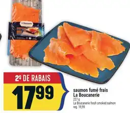 Marché Adonis Saumon fumé frais La Boucanerie | La Boucanerie fresh smoked salmon offer
