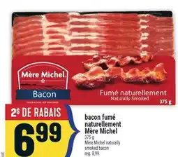 Marché Adonis BACON FUMÉ NATURELLEMENT MÈRE MICHEL | MÈRE MICHEL NATURALLY SMOKED BACON offer