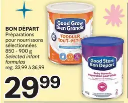 Brunet BON DÉPART Préparations pour nourrissons sélectionnées offer
