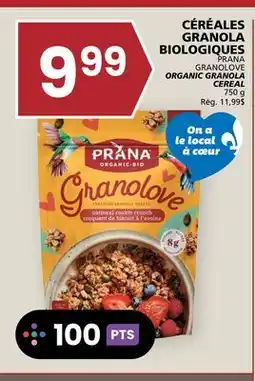 Rachelle-Bery Grocery PRANA GRANOLOVE ORGANIC GRANOLA CEREAL offer