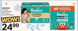 Brunet PAMPERS Couches sélectionnées offer