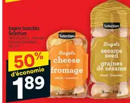 Super C BAGELS TRANCHÉS SELECTION | SELECTION SLICED BAGELS offer