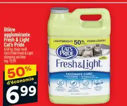 Super C LITIÈRE AGGLOMÉRANTE FRE & LIGHT CAT'S PRIDE | CAT'S PRIDE FRESH & LIGHT CLUMPING CAT LITTER offer