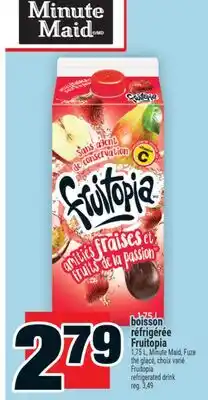 Super C BOISSON RÉFRIGÉRÉE FRUITOPIA | FRUITOPIA REFRIGERATED DRINK offer