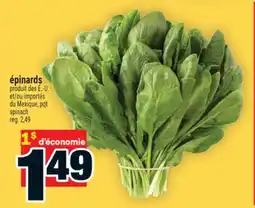 Super C ÉPINARDS | SPINACH offer