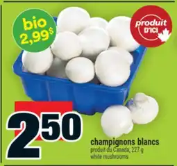 Super C CHAMPIGNONS BLANCS | WHITE MUSHROOMS offer