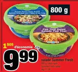 Super C Salade SummerFresh | Summer Fresh salad offer