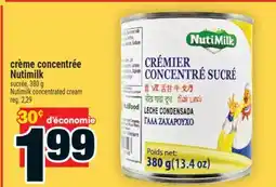Super C CRÈME CONCENTRÉE NUTIMILK | NUTIMILK CONCENTRATED CREAM offer