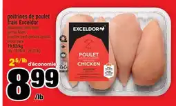 Super C POITRINES DE POULET FRAIS EXCELDOR | EXCELDOR FRESH CHICKEN BREASTS offer