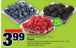 Super C FRAMBOISES, MÛRES | RASPBERRIES, BLACKBERRIES offer