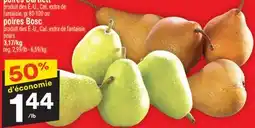 Super C POIRES BARTLETT OU POIRES BOSC | PEARS offer