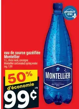 Super C EAU DE SOURCE GAZÉIFIÉE MONTELLIER | MONTELLIER CARBONATED SPRING WATER offer